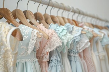 multicolor clothing in the store market