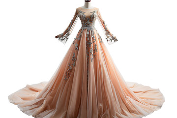 Luxury dress. Fashion & style. Wedding dress. Beautiful bride. Make-up, beauty. Beauty model. Bright makeup.