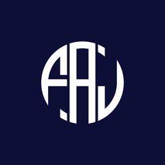 Fototapeta premium faj circle logo design