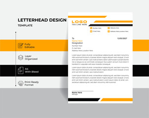 Modern Business Letterhead Design