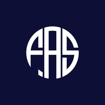 fas circle logo design