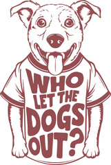 Dog t shirt Design , Dog t shirt , New Dog t shirt , Dog t shirt Design Vector