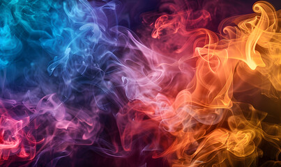 Fototapeta premium Abstract white smoke or steam swirls