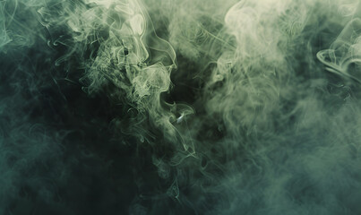 Abstract white smoke or steam swirls