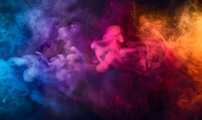 Abstract white smoke or steam swirls