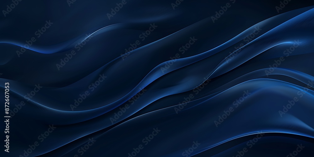 Poster dark blue gradient background with smooth transition, deep hues