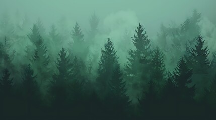 Fototapeta premium Deep forest green background for versatile use, plain, natural, stylish