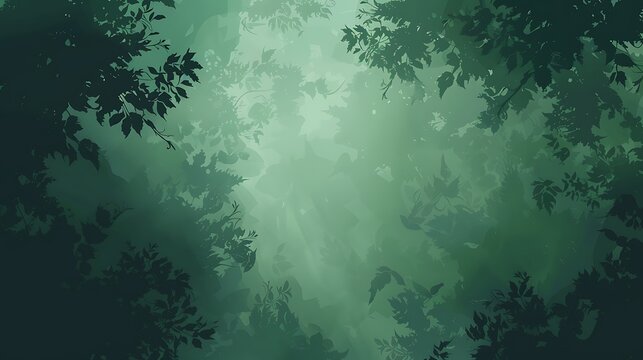 Deep forest green background for versatile use, plain, natural, stylish