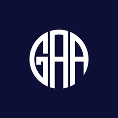 gaa circle logo design