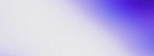 Gradient blue white aura grainy texture divided bright abstract background banner