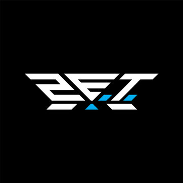 ZET letter logo vector design, ZET simple and modern logo. ZET luxurious alphabet design