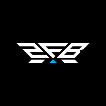 ZFB letter logo vector design, ZFB simple and modern logo. ZFB luxurious alphabet design