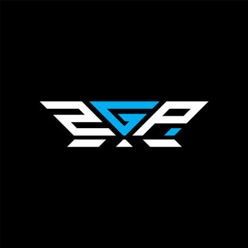 ZGP letter logo vector design, ZGP simple and modern logo. ZGP luxurious alphabet design
