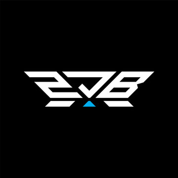 ZJB letter logo vector design, ZJB simple and modern logo. ZJB luxurious alphabet design
