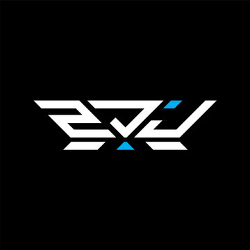 ZJJ letter logo vector design, ZJJ simple and modern logo. ZJJ luxurious alphabet design