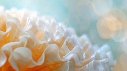 Minimalist X-ray close-up of marigold petals, soft-focus autumn backdrop, filtered sunlight, represent warmth, bright and cozy composition.