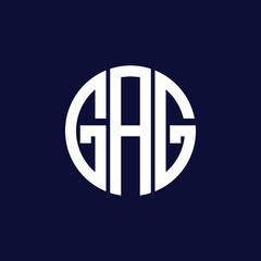 gag circle logo design