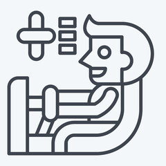 Icon Automatic Transmission. related to Car Maintenance symbol. line style. simple illustration