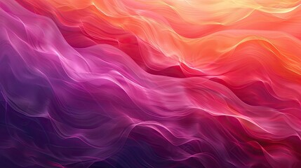 Obraz premium Dynamic waves of vibrant abstract colors