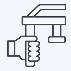 Icon Fuel Injector. related to Car Maintenance symbol. line style. simple illustration