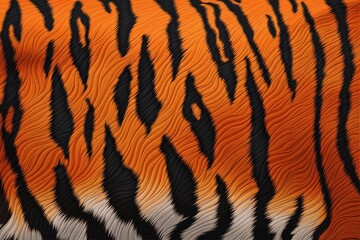Fototapeta premium Tiger skin texture abstract background