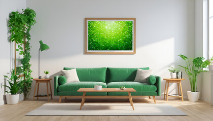 green living room