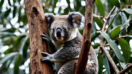 Fototapeta premium koala bear in tree