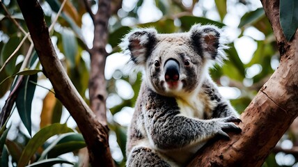 Fototapeta premium koala in tree