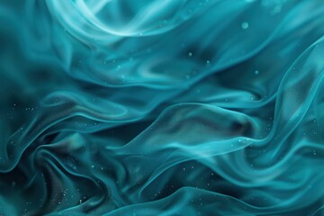 Obraz premium Abstract swirling blue-green pattern with details