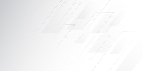 Modern simple white and grey gradient background. Geometric background with diagonal stripes arrow design. Vector illustration. Suit for business, corporate, institution,seminar, template design.