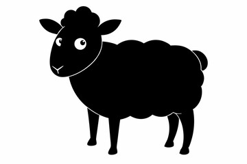 illustration of sheep, sheep vector illustration, sheep silhouette, animal silhouette isolated vector Illustration, png, Funny cute otter, Jumping cartoon Pats