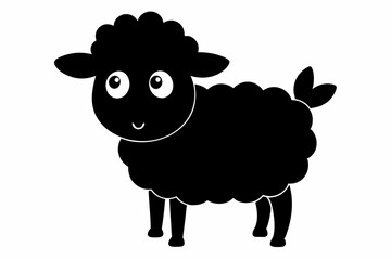 illustration of sheep, sheep vector illustration, sheep silhouette, animal silhouette isolated vector Illustration, png, Funny cute otter, Jumping cartoon Pats