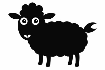 illustration of sheep, sheep vector illustration, sheep silhouette, animal silhouette isolated vector Illustration, png, Funny cute otter, Jumping cartoon Pats