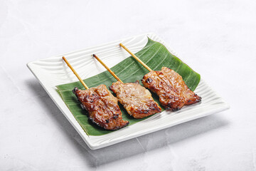 Thai cuisine - grilled pork skewer