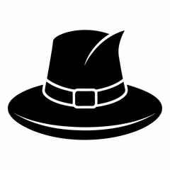 halloween hat vector silhouette