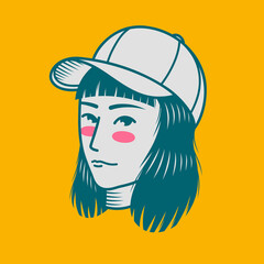 Character design avatar flat minimalist 118