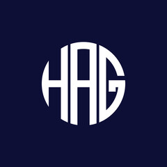 hag circle logo design