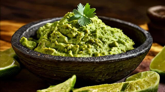Bowl of guacamole