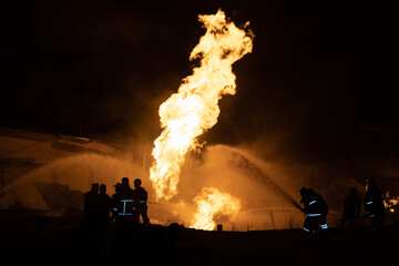 fire in the night