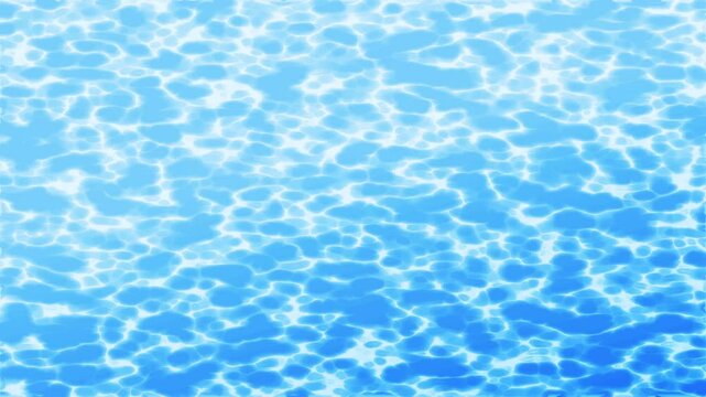 Beautiful view of waving blue water, Sea or pool, Tropical summer vacation background