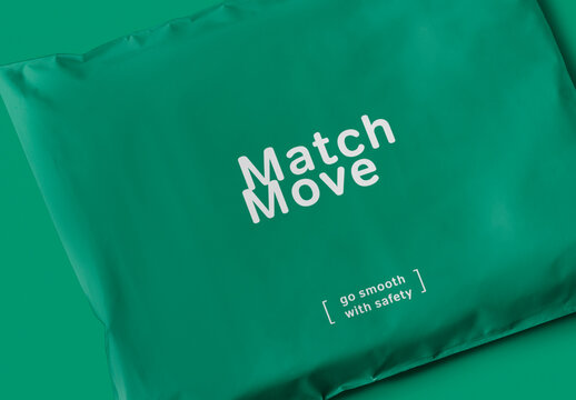 Mailer Bag Flatlay Mockup
