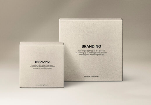 Product Paper Box Mockup