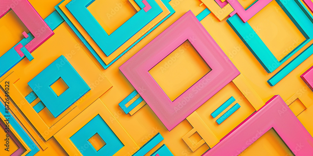 Aufkleber a seamless pattern with a digital maze,an abstract representation of technology.