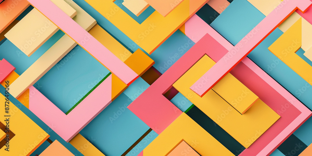 Poster a seamless pattern with a digital maze,an abstract representation of technology.