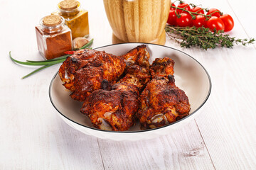 Indian tandoori turkey shoulder wing