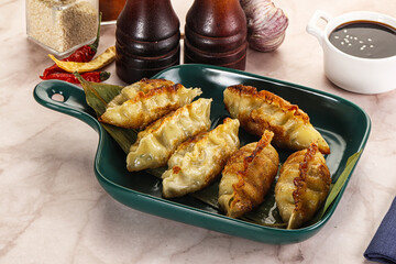 Fried Japanese stuffed dumplings - Gyoza