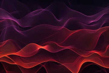 Obraz premium Abstract neon waves symbolizing energy movement and modernity with vibrant glowing colors and a dynamic flowing texture.