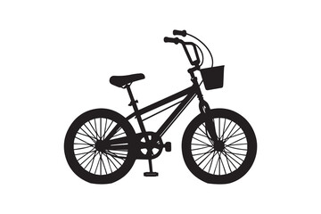 Fototapeta premium Bicycle Sport Icon silhouette Vector Illustration art