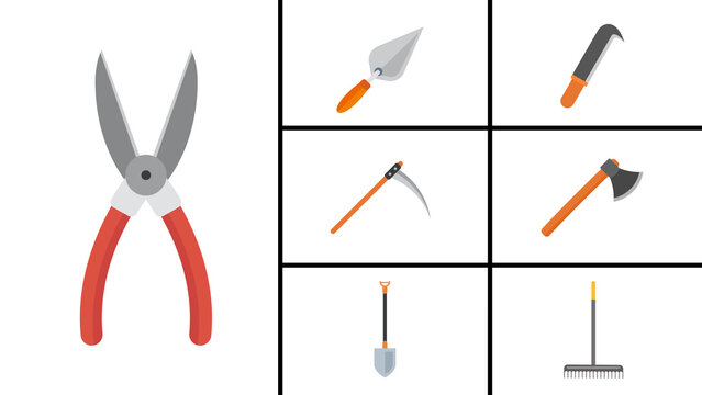 Agriculture Tools Icons