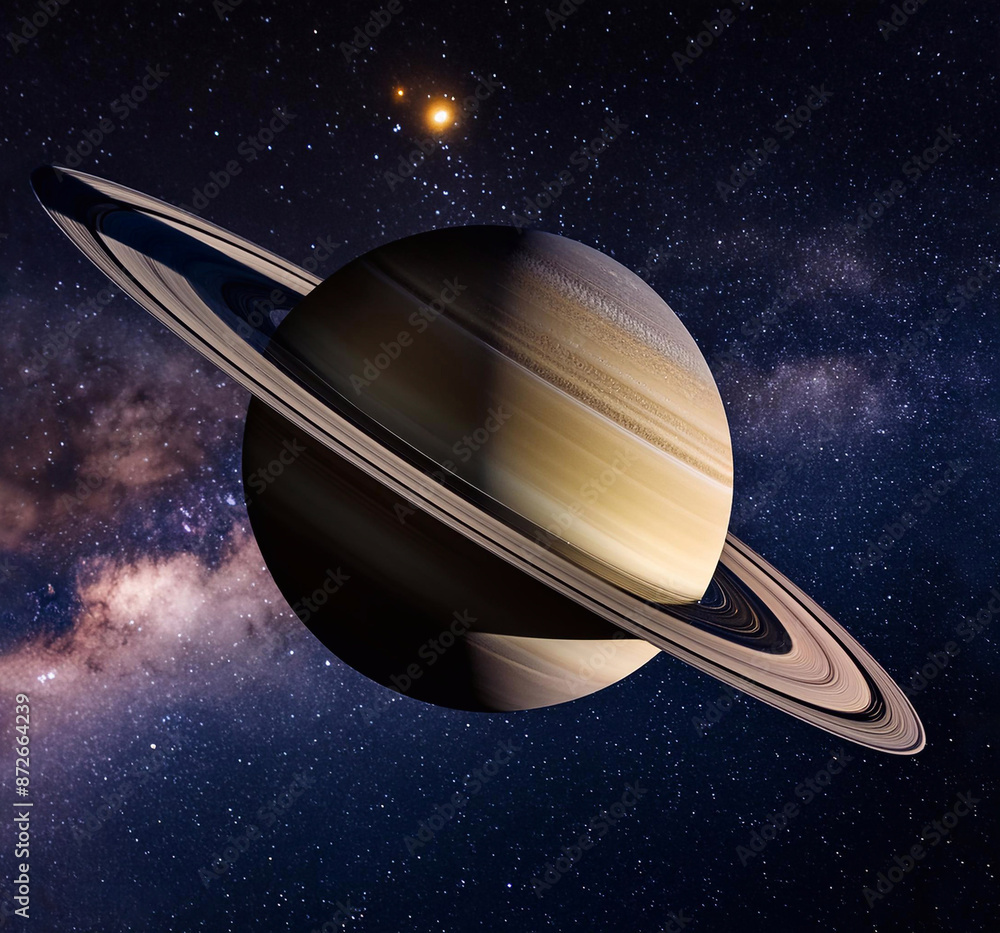 Poster planet in outer space